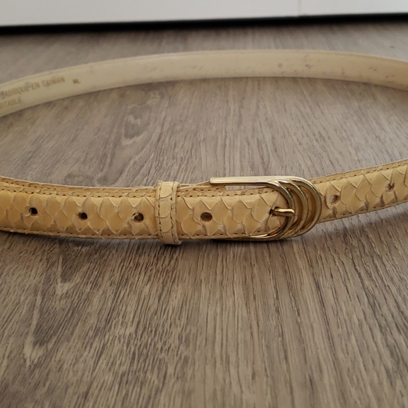 Vintage Reptile Finish Belt 30" to 35" - Picture 1 of 11